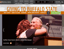 Tablet Screenshot of giving.buffalostate.edu