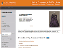 Tablet Screenshot of digitalcommons.buffalostate.edu