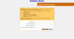 Desktop Screenshot of chngpwd.buffalostate.edu
