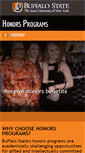 Mobile Screenshot of honors.buffalostate.edu
