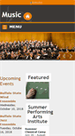 Mobile Screenshot of music.buffalostate.edu