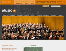 Tablet Screenshot of music.buffalostate.edu