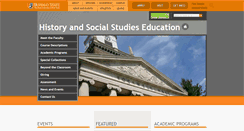 Desktop Screenshot of history.buffalostate.edu