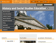 Tablet Screenshot of history.buffalostate.edu