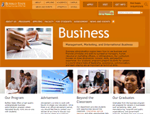 Tablet Screenshot of business.buffalostate.edu